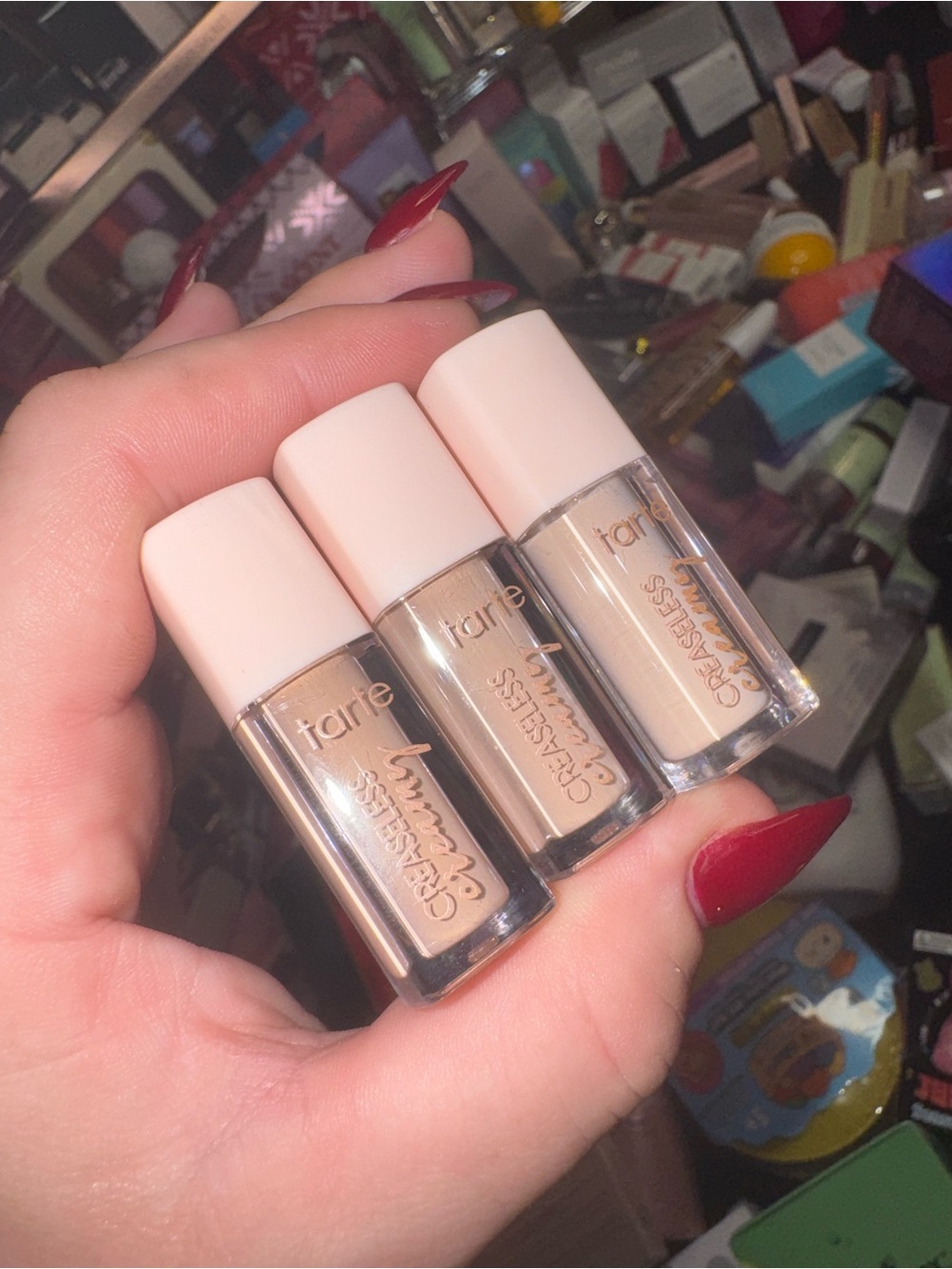 tarte Creaseless Concealer trio bundle Lightweight Buildable Coverage